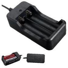 Dual Charger For 18650 14500 16430 Rechargeable Li-Ion Battery UK Plug