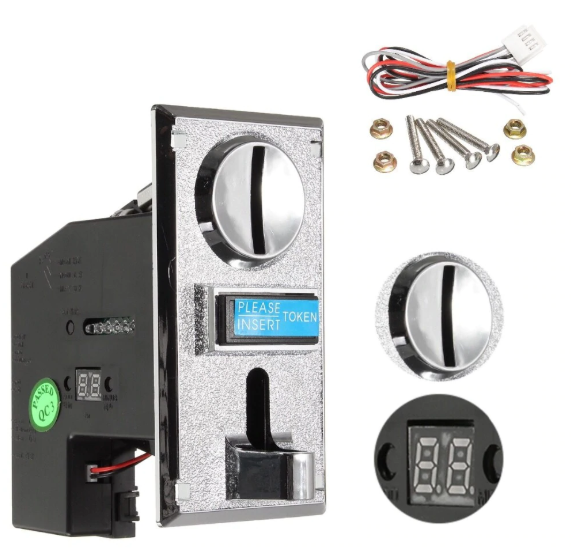 Electronic Roll Down Coin Acceptor Selector Mechanism Vending Machine 