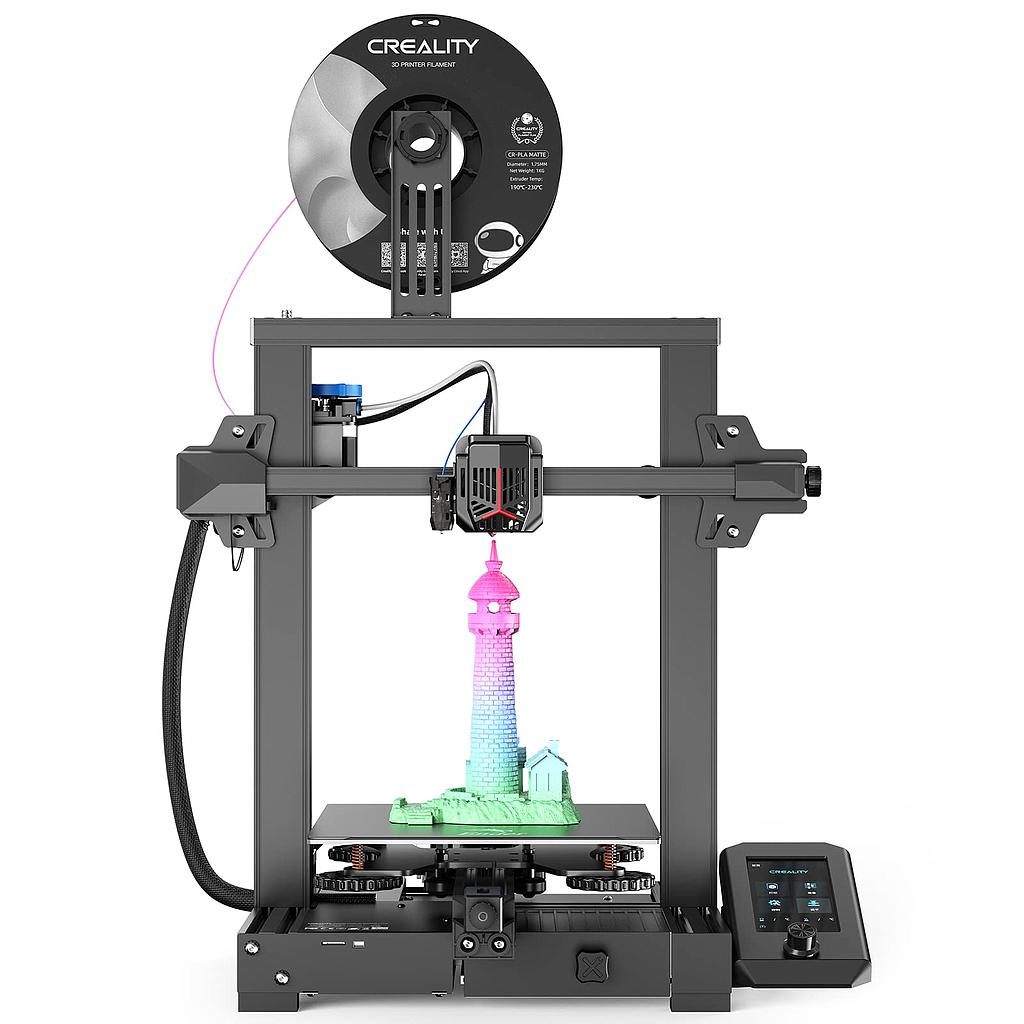 Ender-3 V2 Neo 3D Printer 220*220*250mm Print Size with CR-Touch Auto Leveling/Full-metal Bowden Extruder