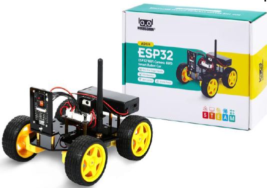 ESP32 CAM 4WD Smart Robot Car Kit Wireless Control