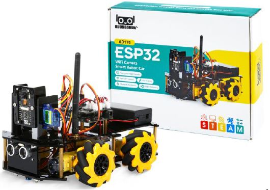 ESP32 CAM Mecanum Smart Car Robot Wireless Control