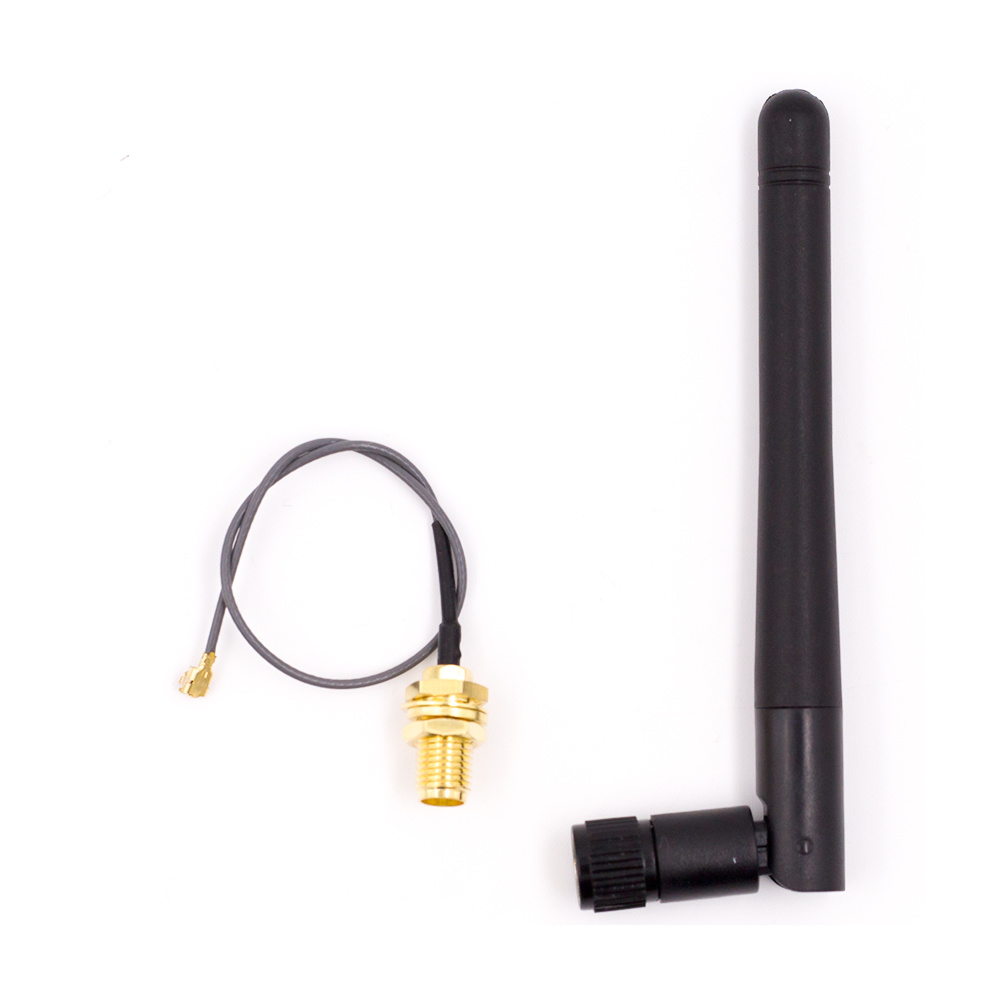 ESP8266 serial WIFI wireless transceiver module MT7681 3DBI gain antenna Antenna Extender for ESP8266 ESP- 02/ESP-05/ESP-07