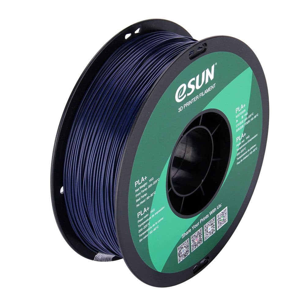 [ESUN Dark Blue] 1.A75MM PLA+3D FILAMENT  Dark Blue-1KG(N.W)