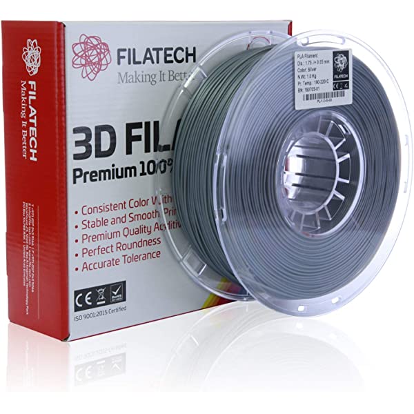 Filatech 3D printing ABS filament-1kg-Silver