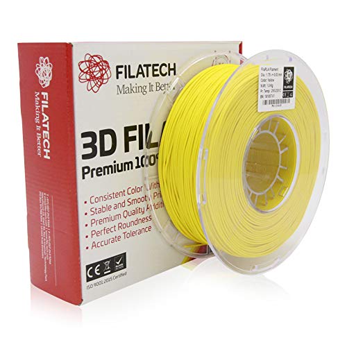 Filatech 3D printing PLA filament-1kg-Fluorescence Yellow