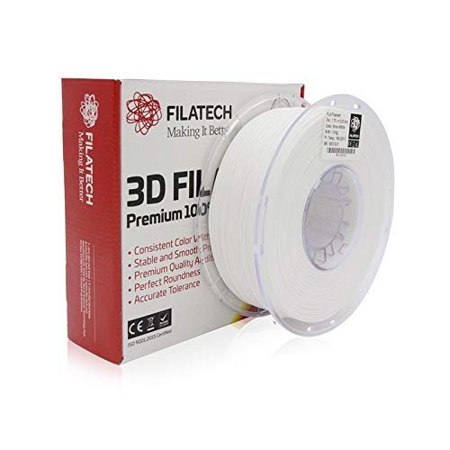 Filatech 3D printing PLA filament-1kg-Snow White