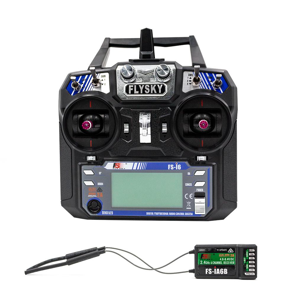 Flysky FS-i6 FS I6 2.4G 6ch RC Transmitter Controller IA6B Receiver For RC Helicopter Plane Quadcopter Glider