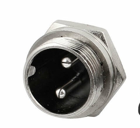 GX20 2PIN Male Circular Aviation Socket Plug