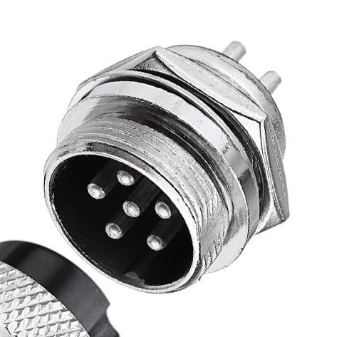 GX20 6PIN Male Circular Aviation Socket Plug