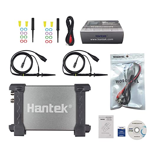 Hantek 6022BE Laptop PC USB Digital Storage Virtual Oscilloscope 2 Channels 20Mhz