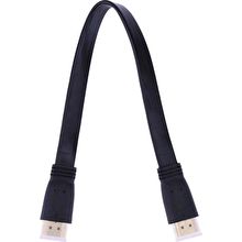 HDMI to HDMI Cable 0.5 Meter Flat High Quality Pure Copper Black