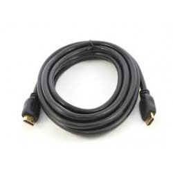 HDMI to HDMI Cable 1.8 Meter Round High Quality Copper-Clad Steel Black