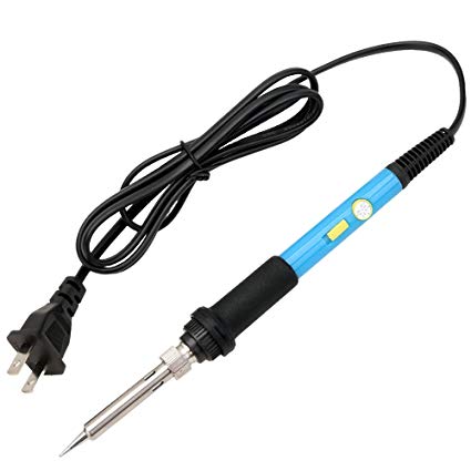 High Quality Adjustable Temperature Straight Plug Soldering Iron 60W