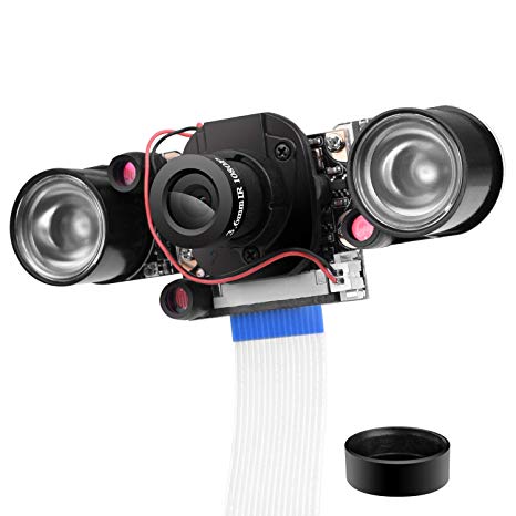 IR-Cut Camera 5Mp Ov5647 Automatically Switch Day And Night Mode Module Raspberry Pi 3 Camera with Light