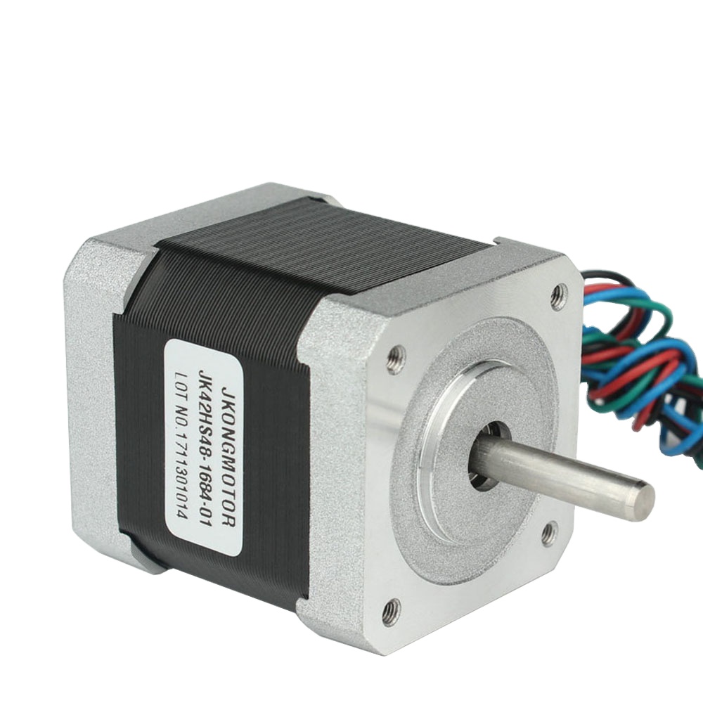 JK35HS34-1004 NEMA14 2 Phase Hybrid Stepper Motor 1A , 1400g.cm（With 300MM Cable,Round Shaft 1.8 °）