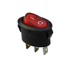  kcd1-101-5 ON-OFF rocker switch 3 pin with Led 