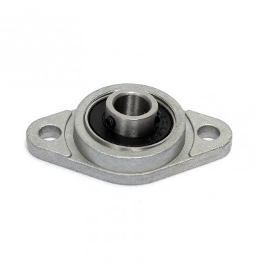 KFL08 8mm Dia Bore Aluminum Alloy Self- Aligning Flange Bearing Oval Pillow Block