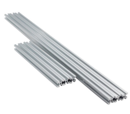 Kossel 2020 European Standard Aluminum Profile Kit, including: 3pcs 600mm+9pcs 240mm