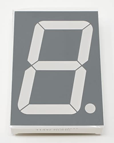 Large Seven Segment Display, 3 inch (69mm * 48mm) 1 Digit, Red