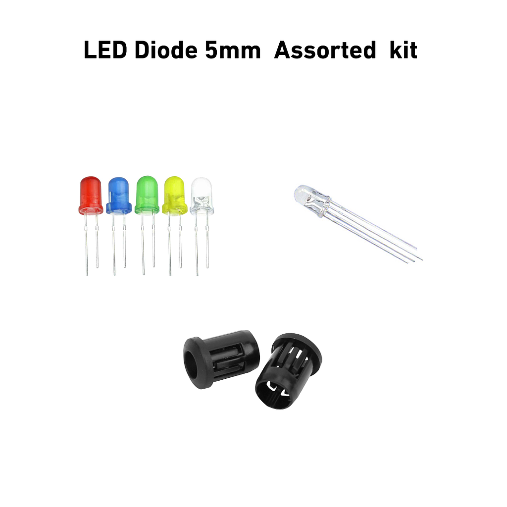 LED Diode 5mm  Assorted  kit 