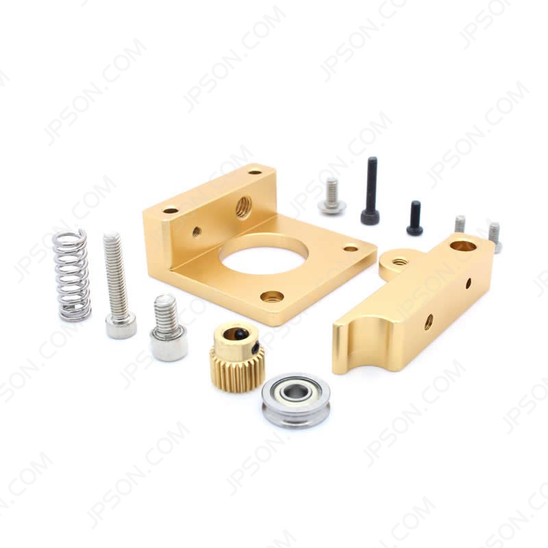 Left Side MK8 extruder aluminum block DIY kit for Makerbot single nozzle extrusion aluminum block