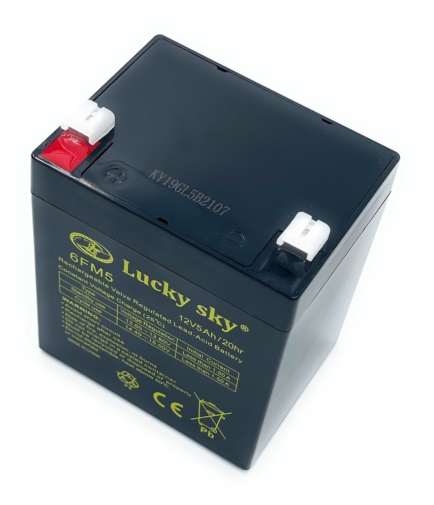 Lucky Sky 12V 5Ah Rechargeable lead acid battery