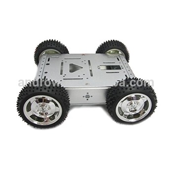 Metal Tank Robot Smart Car Chassis Big Tyre