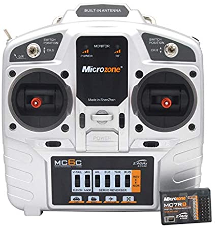 Microzone MC6C 2.4GHz 6 Channel Radio Transmitter with Antena Receiver MC6RE