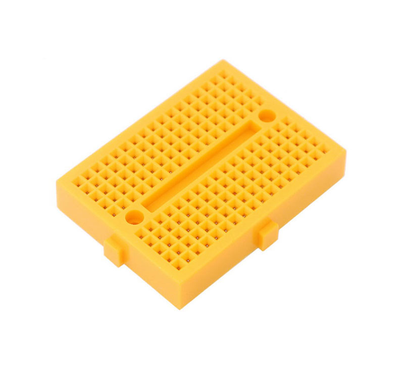 Mini Breadboard 170pts   Yellow with Connect