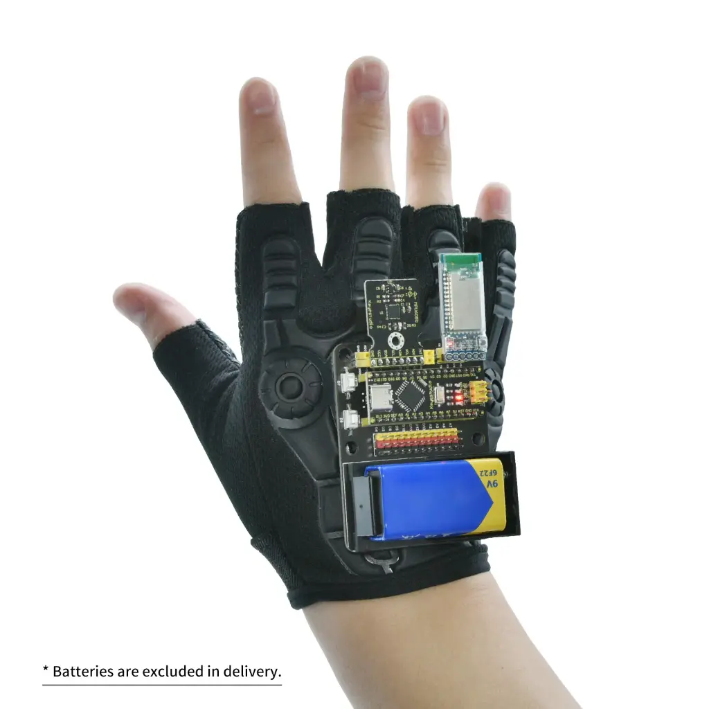 Keyestudio Motion Sensing Glove Gesture Nano Control Smart Car for Arduino Programming Learning Based OnMPU6050(No battery)