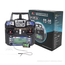 Newest Flysky FS-i6 FS I6 2.4G 6ch RC Transmitter Controller FS-iA6 Receiver (Right Hand)