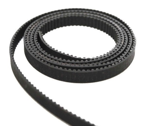 Normal Quality Black Open Ended GT2 Belt Width 6mm Glass Fiber (Soft Handfeel)