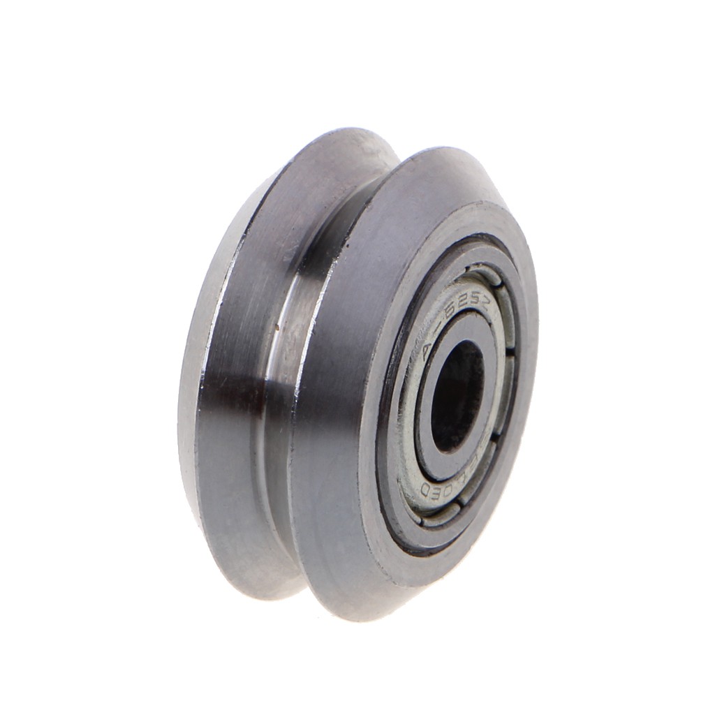 Open-builds V-type wheel with 625ZZ Bearings Bore 5mm Stainless steel Metal Double V Pulley Gear 