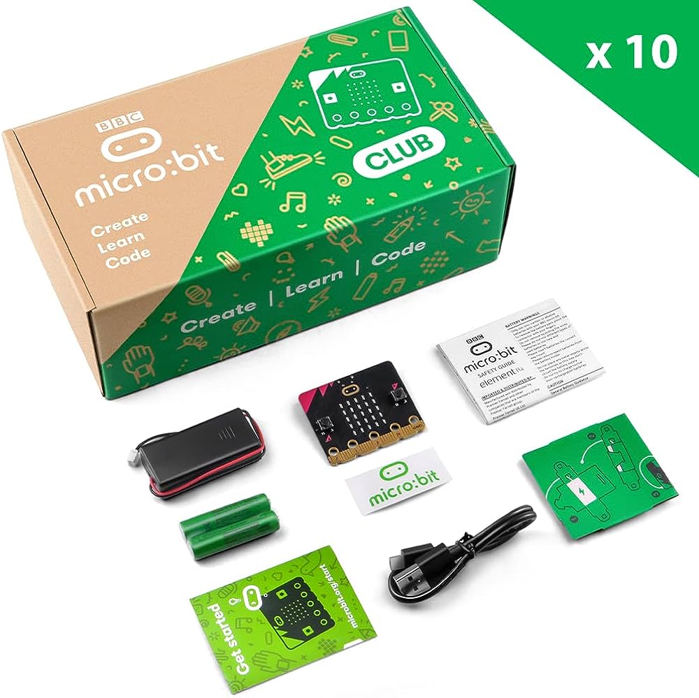 Original BBC micro:bit V2 Club – 10 Pack of Go Bundles