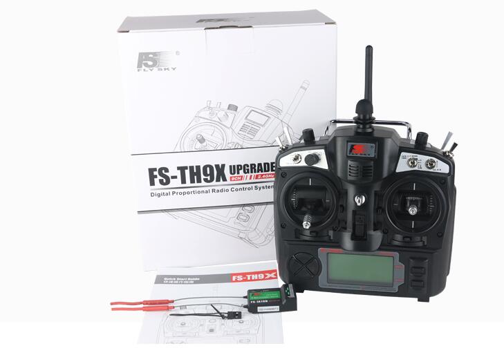 Original Flysky FS-TH9X 8CH 2.4G Transmitter with IA10B Receiver(Right Hand)