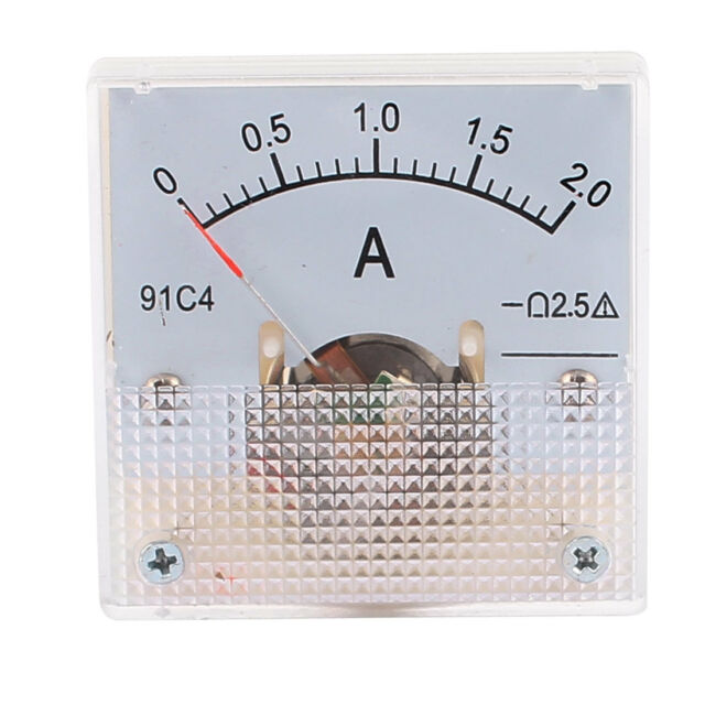 Panel Analog Ammeter 20A DC