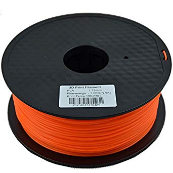 PLA 1.75mm Fluo Orange 1KG/Roll Filament