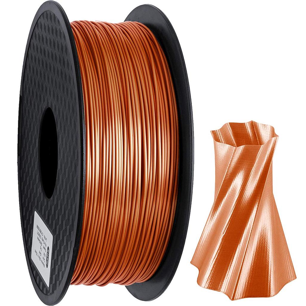 PLA 1.75MM Silk Copper 0.25kg Filament