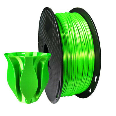 PLA 1.75MM Silk Green 0.25kg Filament