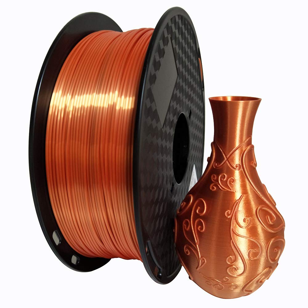 PLA 1.75MM Silk Orange 0.25kg Filament