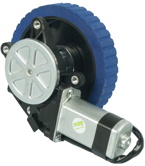 Power Window Motor with 5 inch Wheel & Coupling (LEFT)