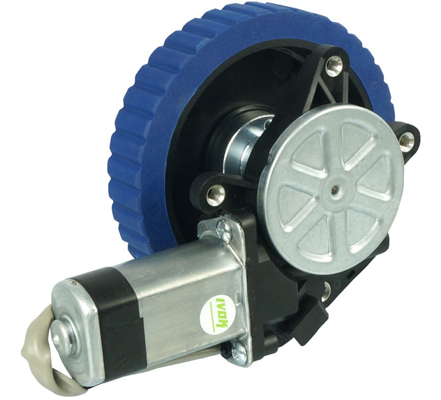 Power Window Motor with 5 inch Wheel & Coupling (Right)