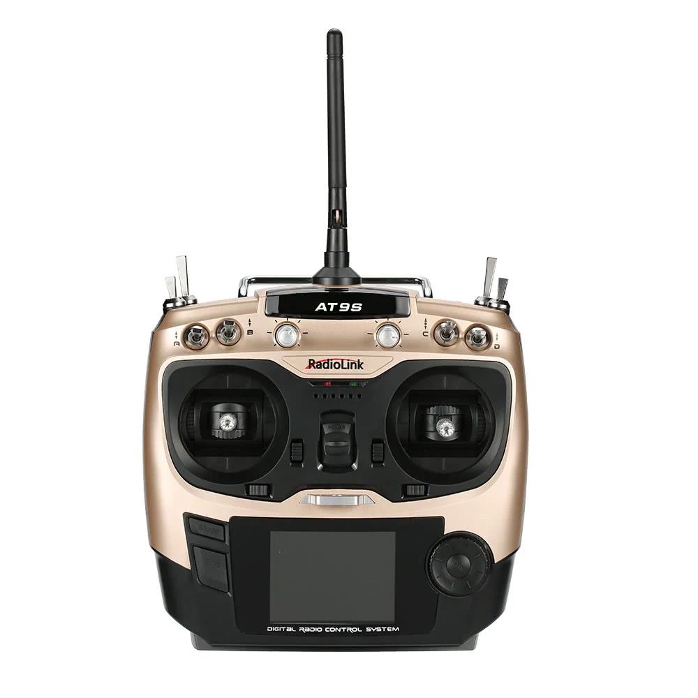 Radiolink AT9S R9DS Radio Remote Control System DSSS & FHSS 2.4G 9CH Transmitter & Receiver for Quadcopter Helicopter