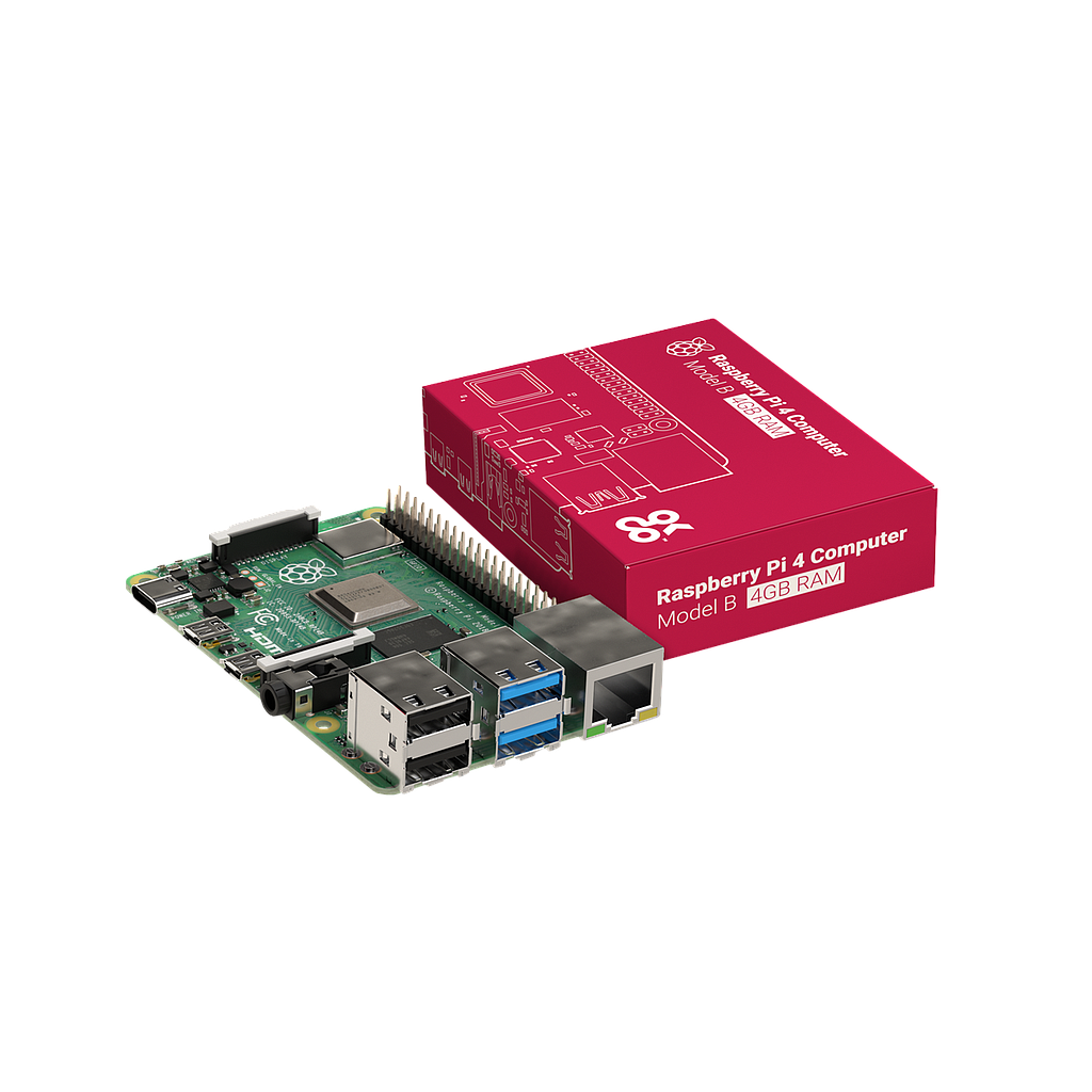 Raspberry pi 4 4GB RAM 4K display ports 64bit USB3.0 Bluetooth 5.0 