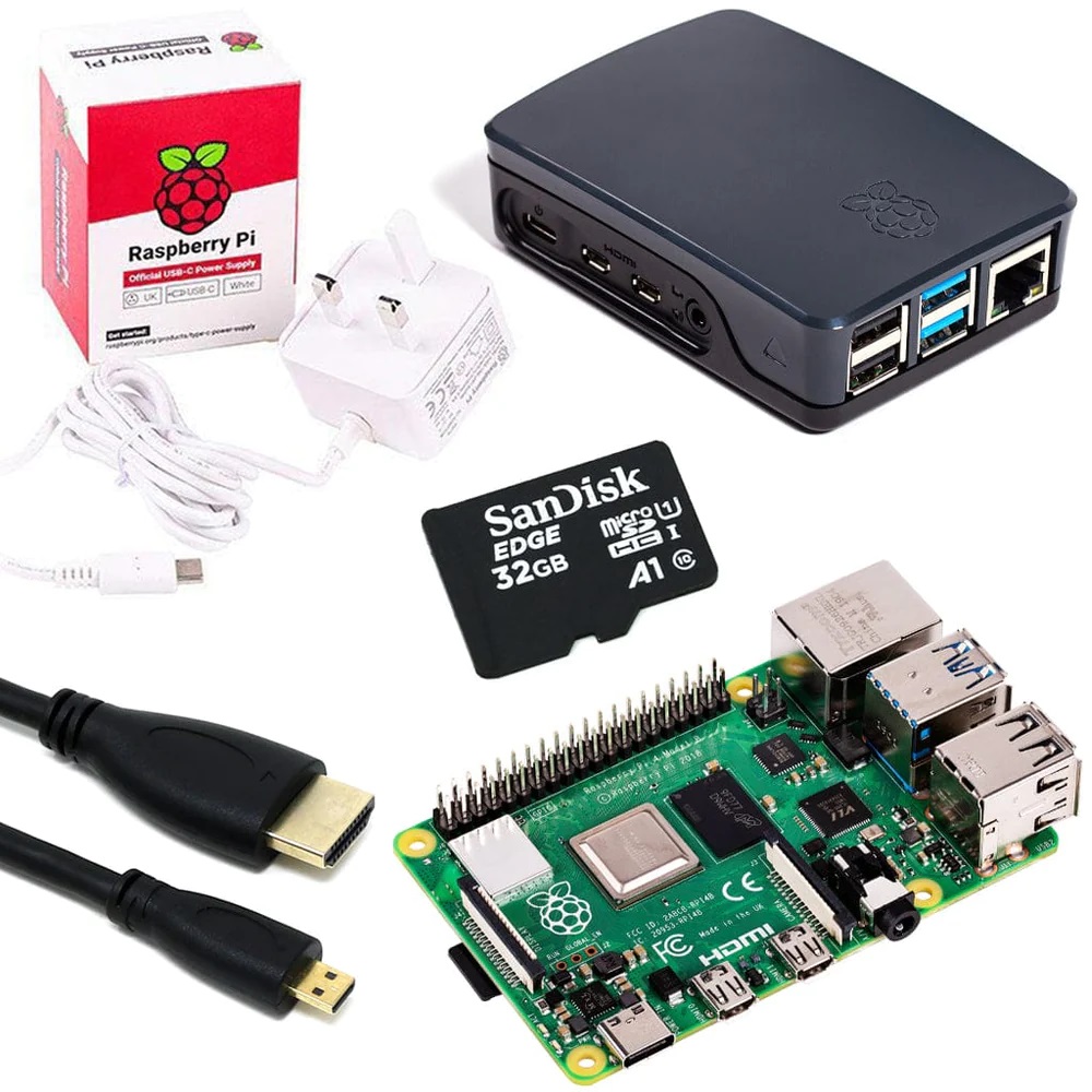 Raspberry Pi 4 Model B Starter Kit (4GB)