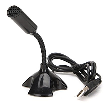 Raspberry Pi USB Desktop Microphone Black