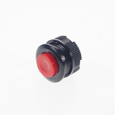 Red DS-501 2PIN 14MM Thread Momentary Self- Reset Push Button Switch Press Off-NC