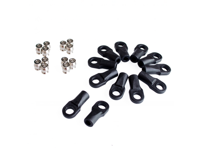 Reprap Delta Kossel mini 5347 Delta ball headed buckle ball caps parallel arm rod carbon rod joints Kit with 12pcs M3 for 3d printer