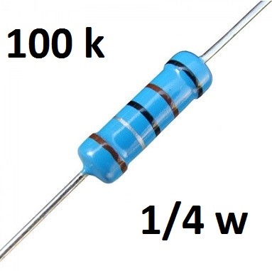 Resistor 100K 1/4W