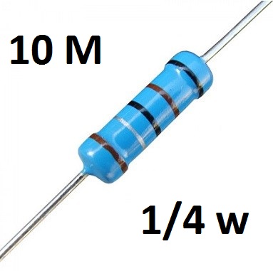 Resistor 10M 1/4W 5%(1pcs)